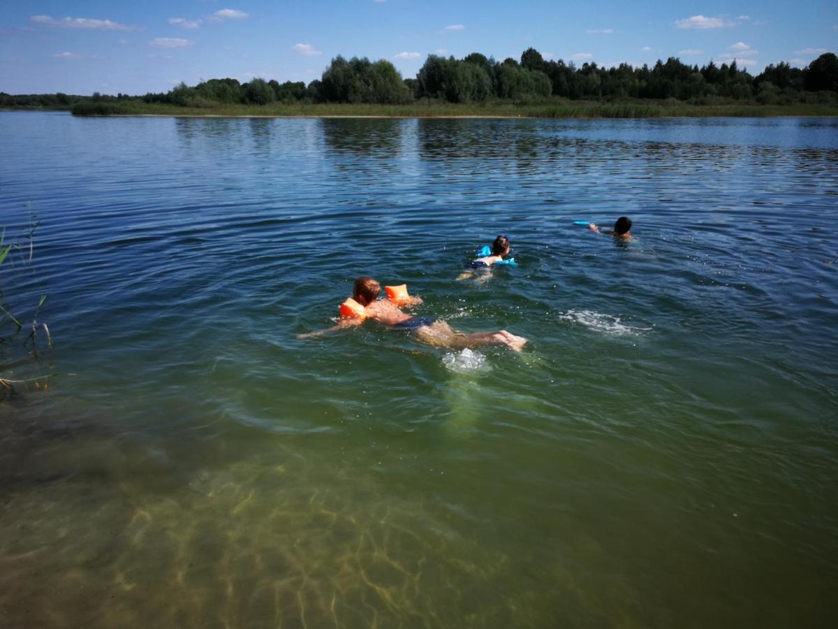 domki nad jeziorem do 10 osób jezioro Wilczyńskie Budzisławskie - domek letniskowy osobno ogrodzony, ogrzewany - wielkopolska Zygmuntowo  Zewnętrze zdjęcie