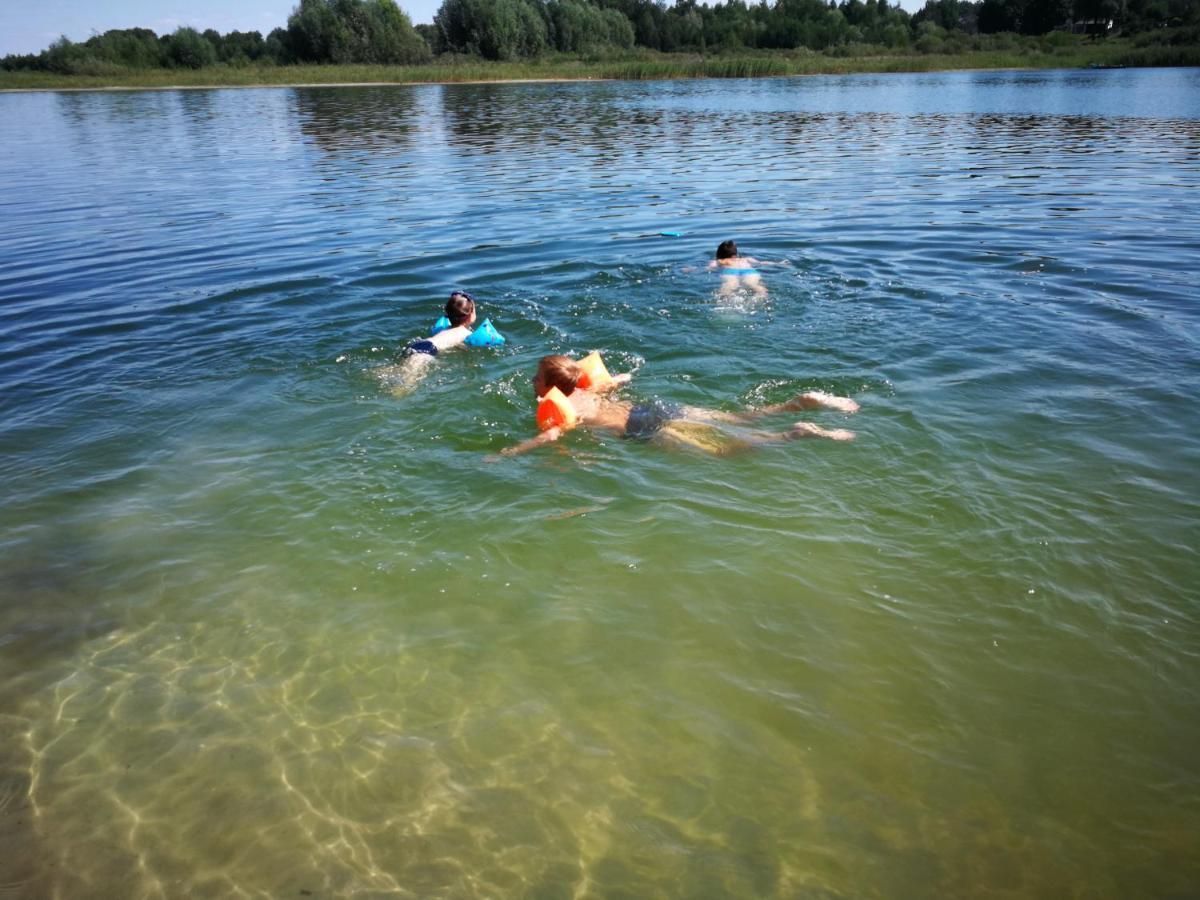 domki nad jeziorem do 10 osób jezioro Wilczyńskie Budzisławskie - domek letniskowy osobno ogrodzony, ogrzewany - wielkopolska Zygmuntowo  Zewnętrze zdjęcie