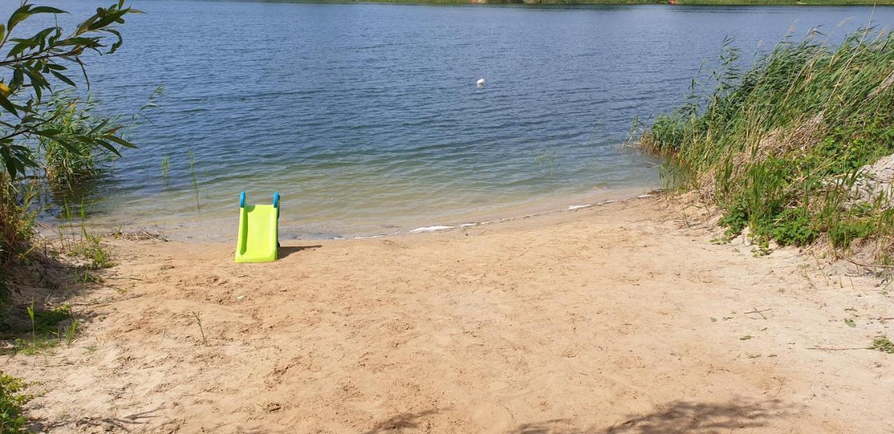 domki nad jeziorem do 10 osób jezioro Wilczyńskie Budzisławskie - domek letniskowy osobno ogrodzony, ogrzewany - wielkopolska Zygmuntowo  Zewnętrze zdjęcie